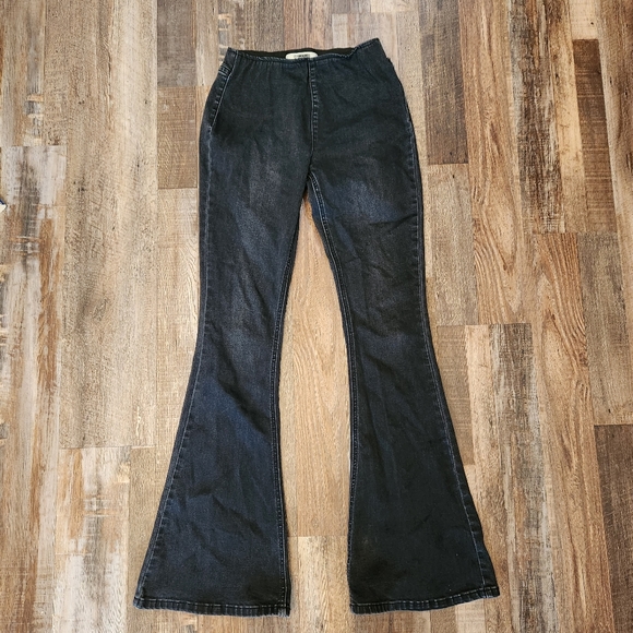 Rock & Roll Denim Pants - Rock & Roll Denim Bargain Bell Pull On Flare